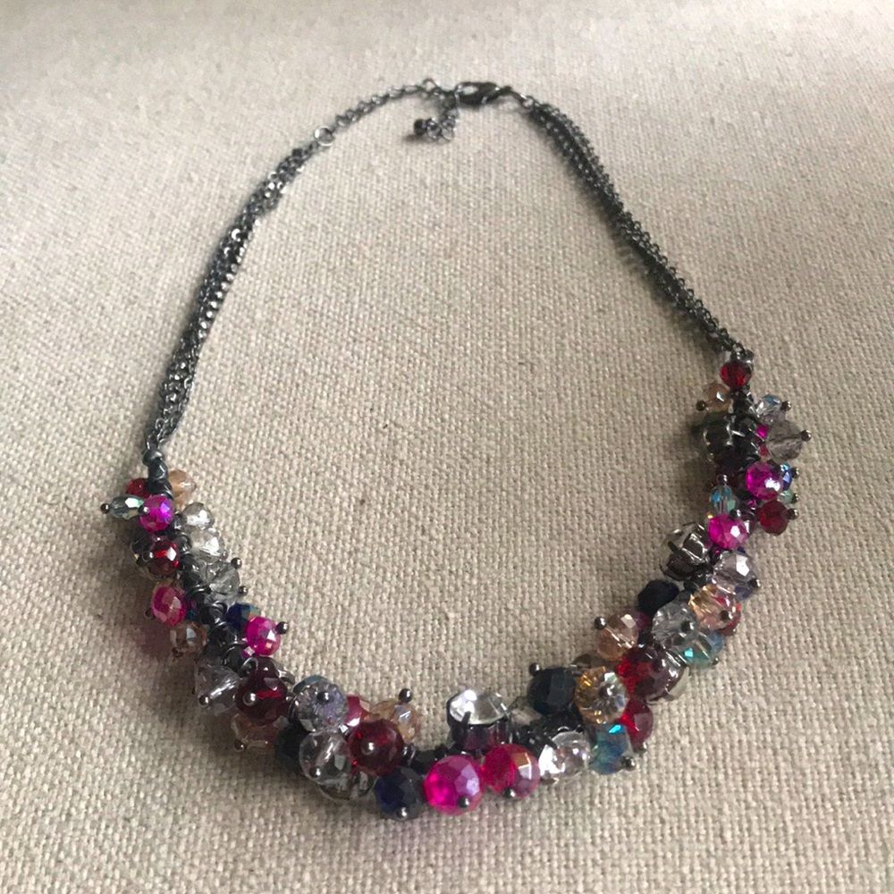 Multicolored Crystal Necklace